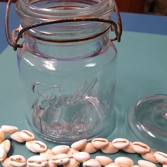 Elegant Multi-Color Jewelry Vintage Pint Jar Cottagecore Grandmacore - Picture 6 of 9